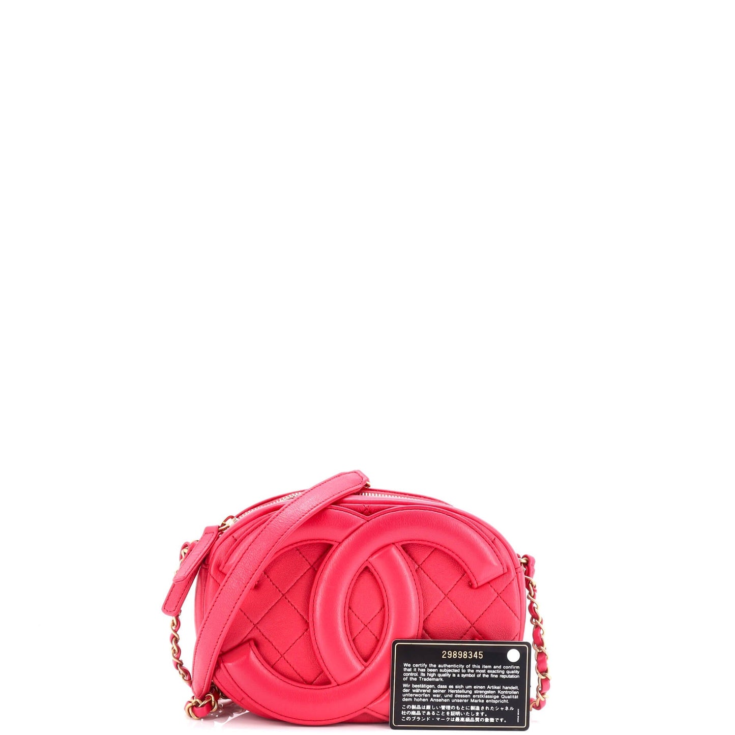Coco Midnight Camera Case Quilted Lambskin Small