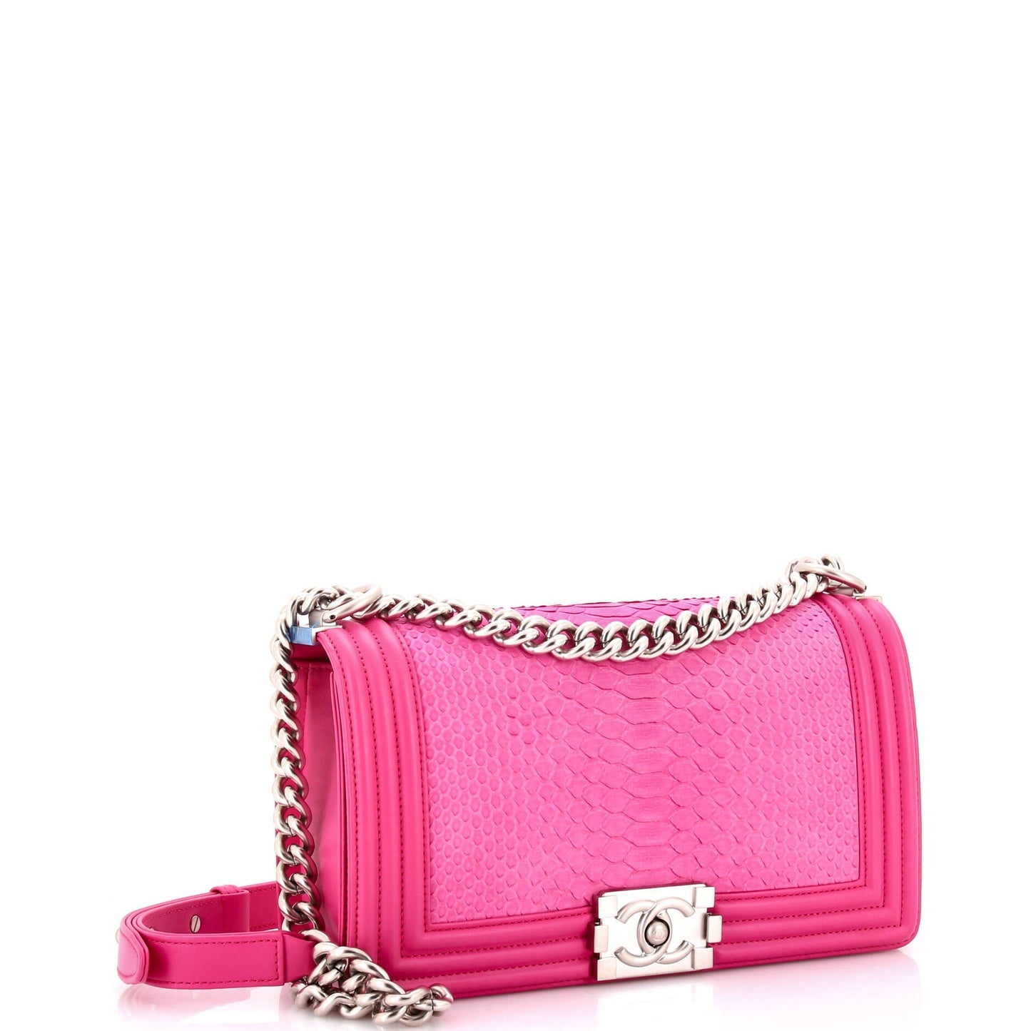 Boy Flap Bag Python Old Medium