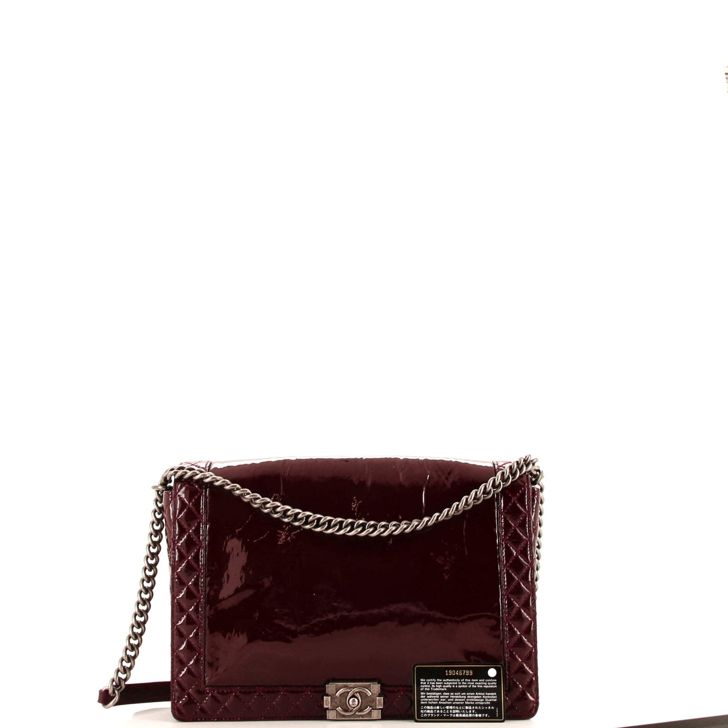 Reverso Boy Flap Bag Patent Large