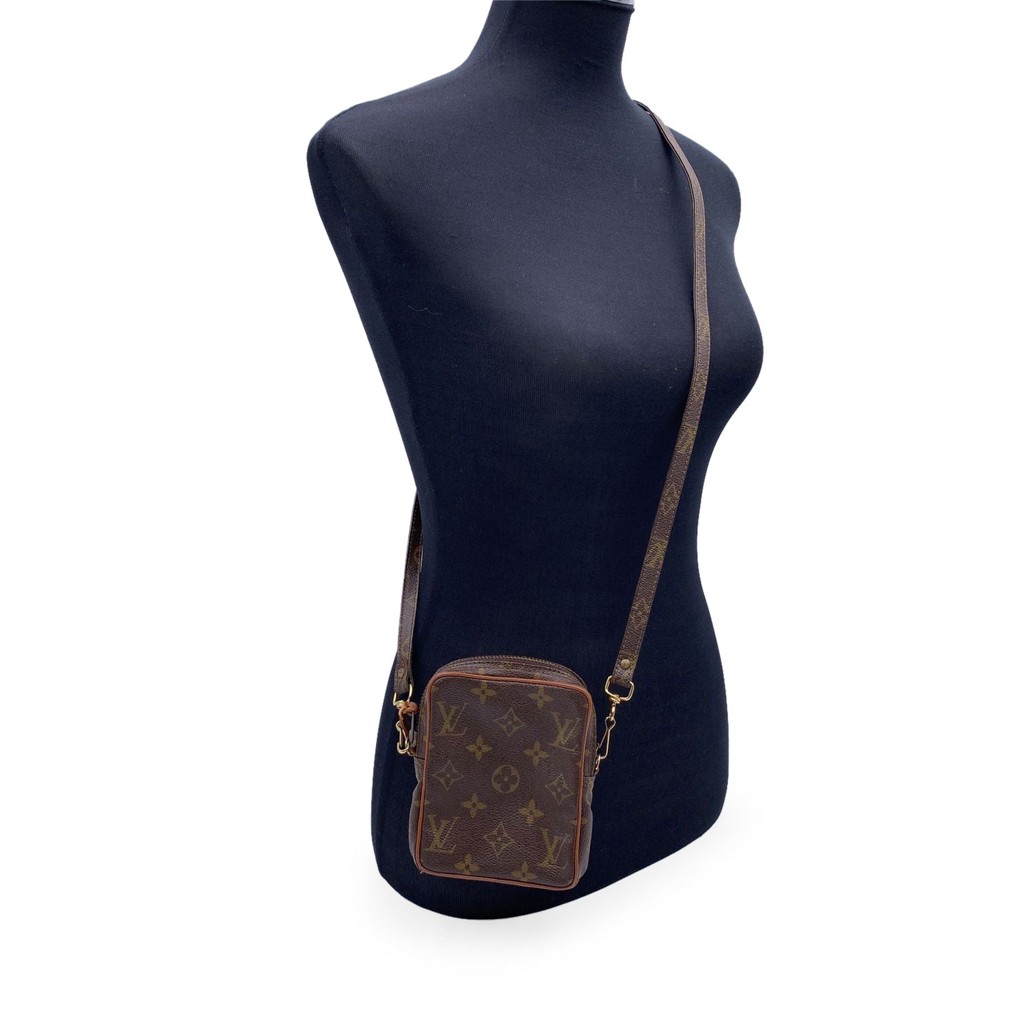 LOUIS VUITTON   Monogram Canvas Mini Danube Crossbody Bag