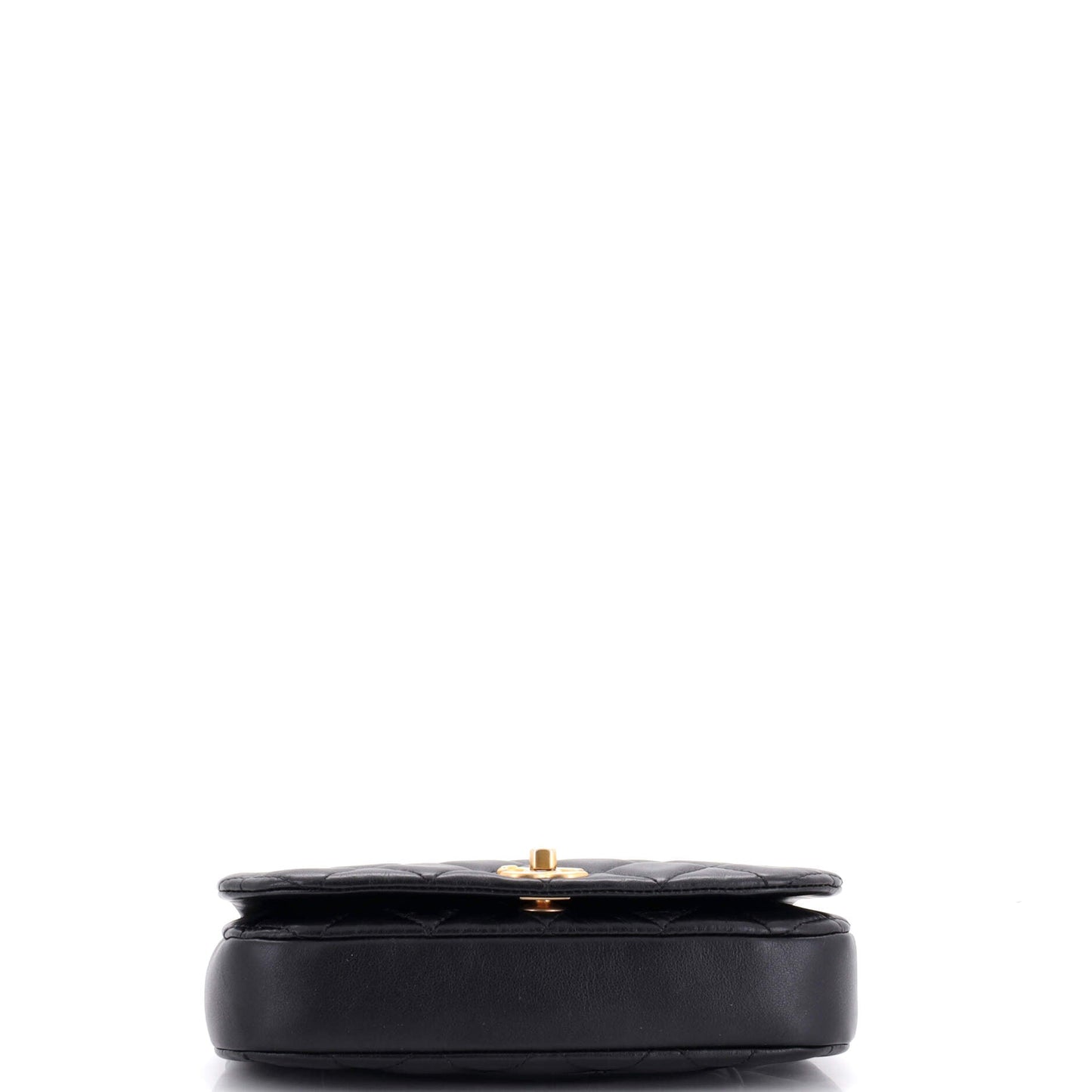 Coco Mail Clutch with Chain Quilted Calfskin