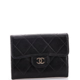 Classic Flap Card Case Quilted Lambskin