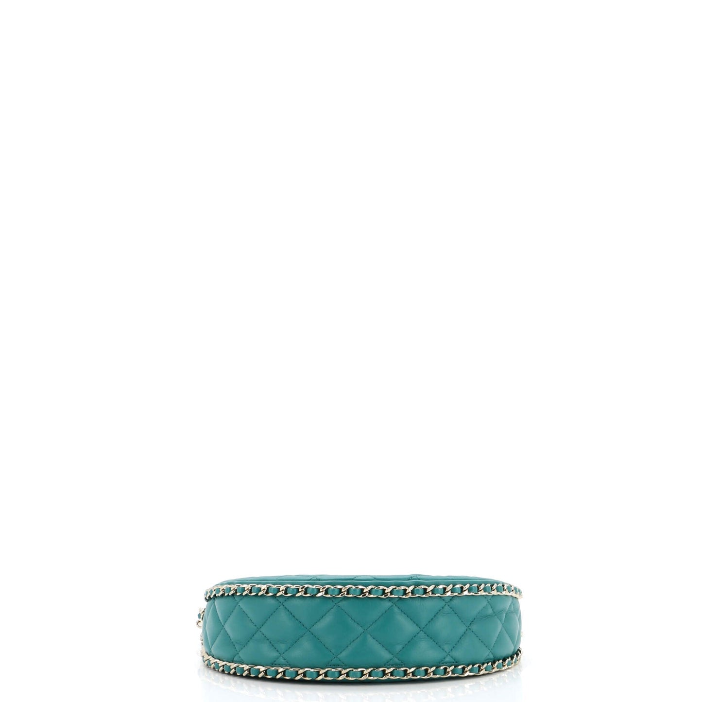Chain Around Hook Hobo Quilted Lambskin Small