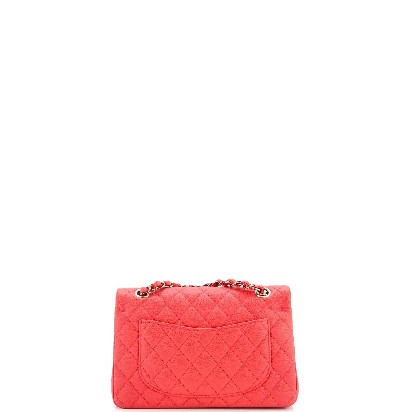 Classic Double Flap Bag Quilted Caviar Small