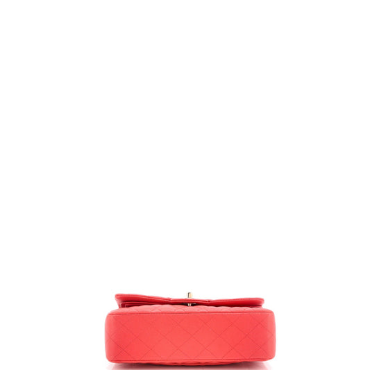 Classic Double Flap Bag Quilted Caviar Small