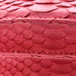 Braided Chic Flap Bag Python Small