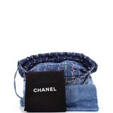 22 Chain Hobo Denim with Sequins Medium