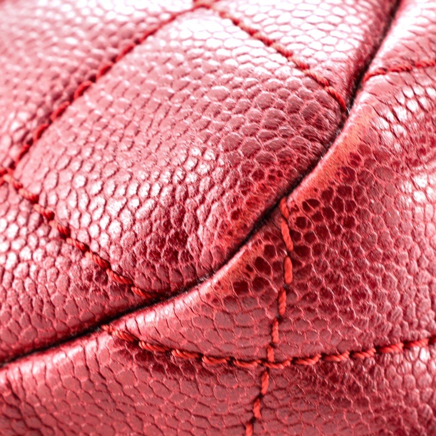 Easy Flap Bag Quilted Caviar Large