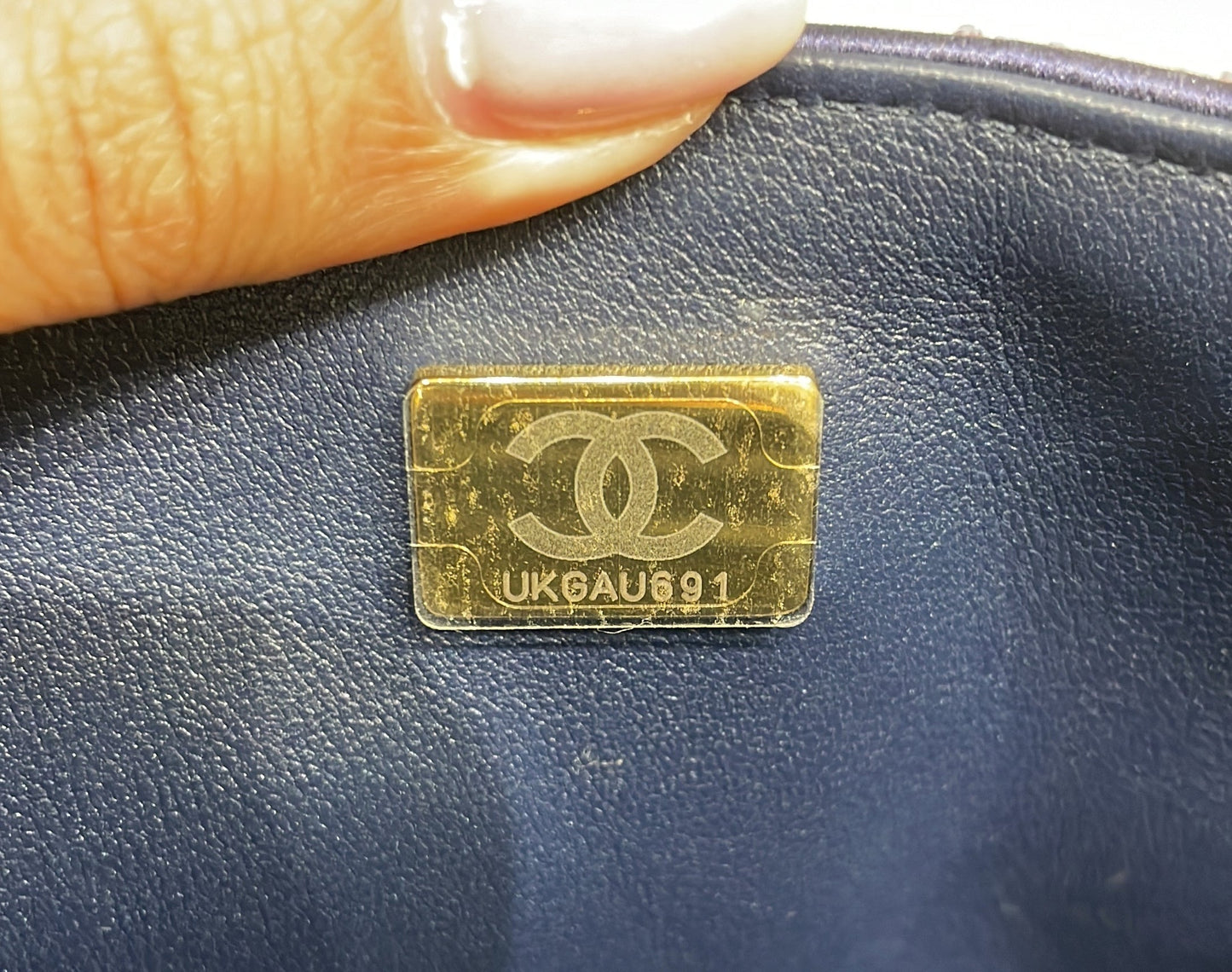 Square Classic Single Flap Bag CC Sequin Embellished Mixed Fibers Mini