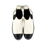 Women's CC Turnlock Cap Toe Chelsea Boots Leather
