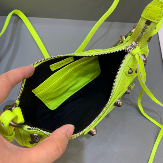BLN-Ciaga Le Cagole Mini Bag With Chain Light Green, For Women,  Bags 8.2in/21cm