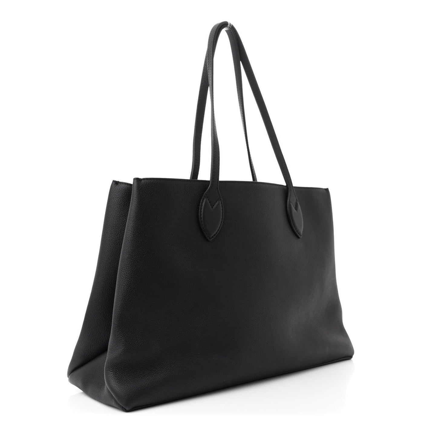 Louis Vuitton Grained Calfskin Lockme Shopper Black