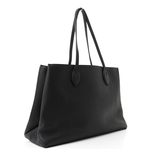 Louis Vuitton Grained Calfskin Lockme Shopper Black