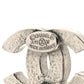 Amelia Pearl Quilted CC Drop Earrings Silver