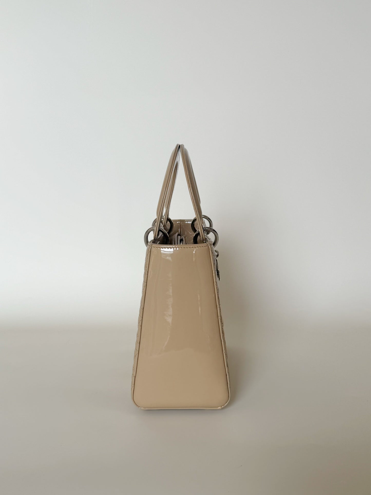 Christian Dior Patent Cannage Lady Dior