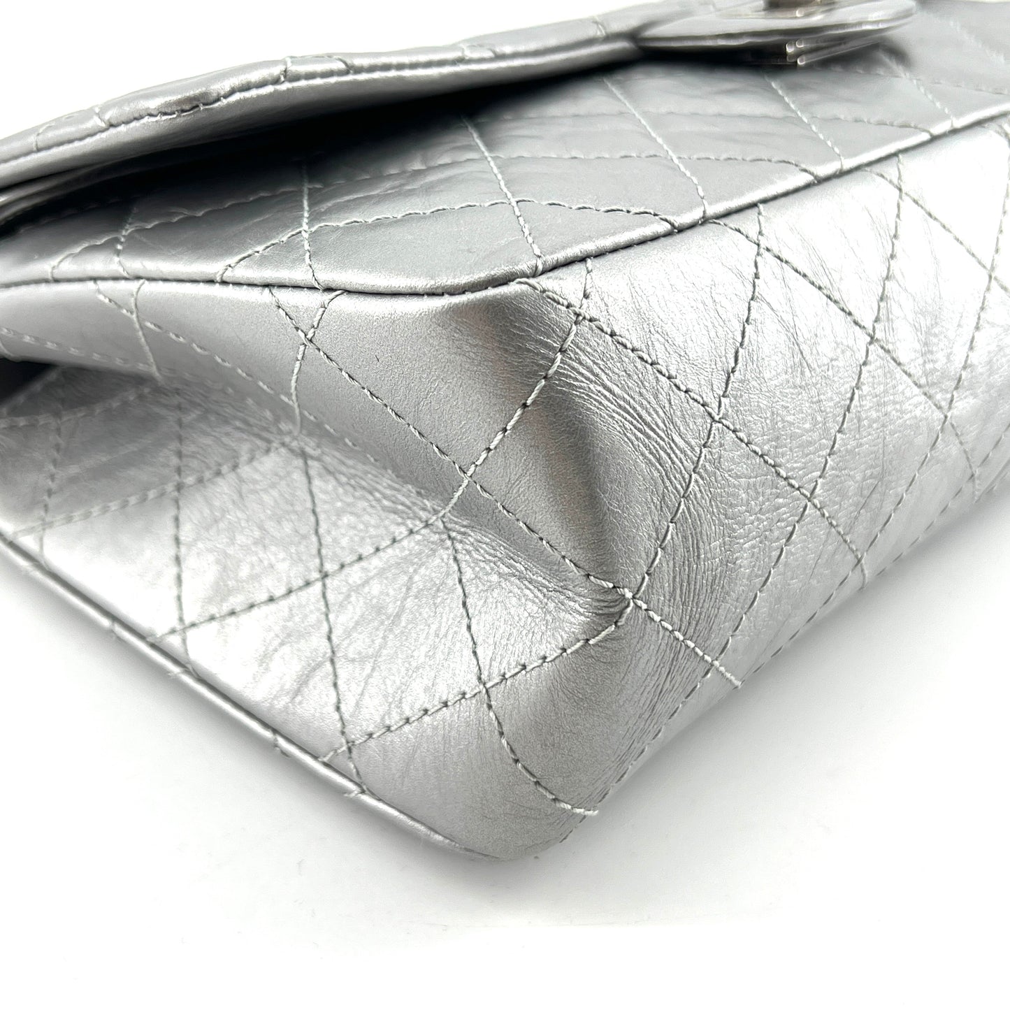 Chanel 2.55 Flap Bag Silver