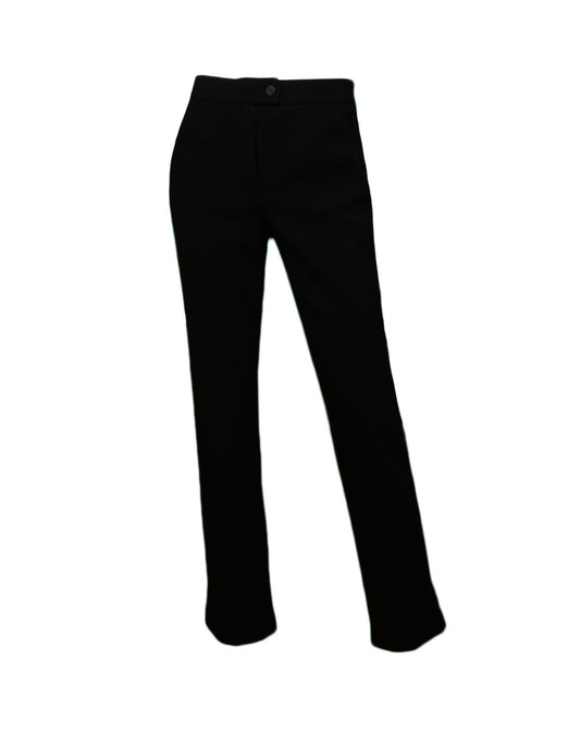Chanel Black Wool Pants w/ Pockets sz 36