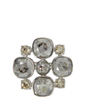 Chanel Strass Crystal Maltese CC Brooch