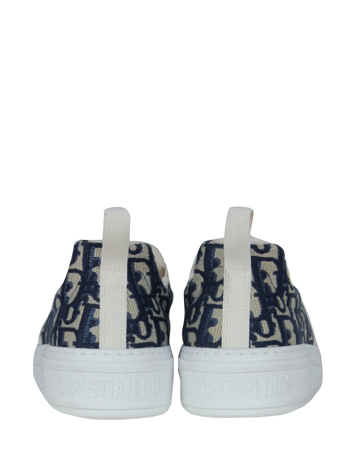Christian Dior Blue Monogram Oblique Solar Sneakers sz 38