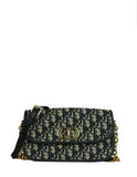 Christian Dior Blue Oblique Jacquard Monogram 30 Montaigne Avenue Bag