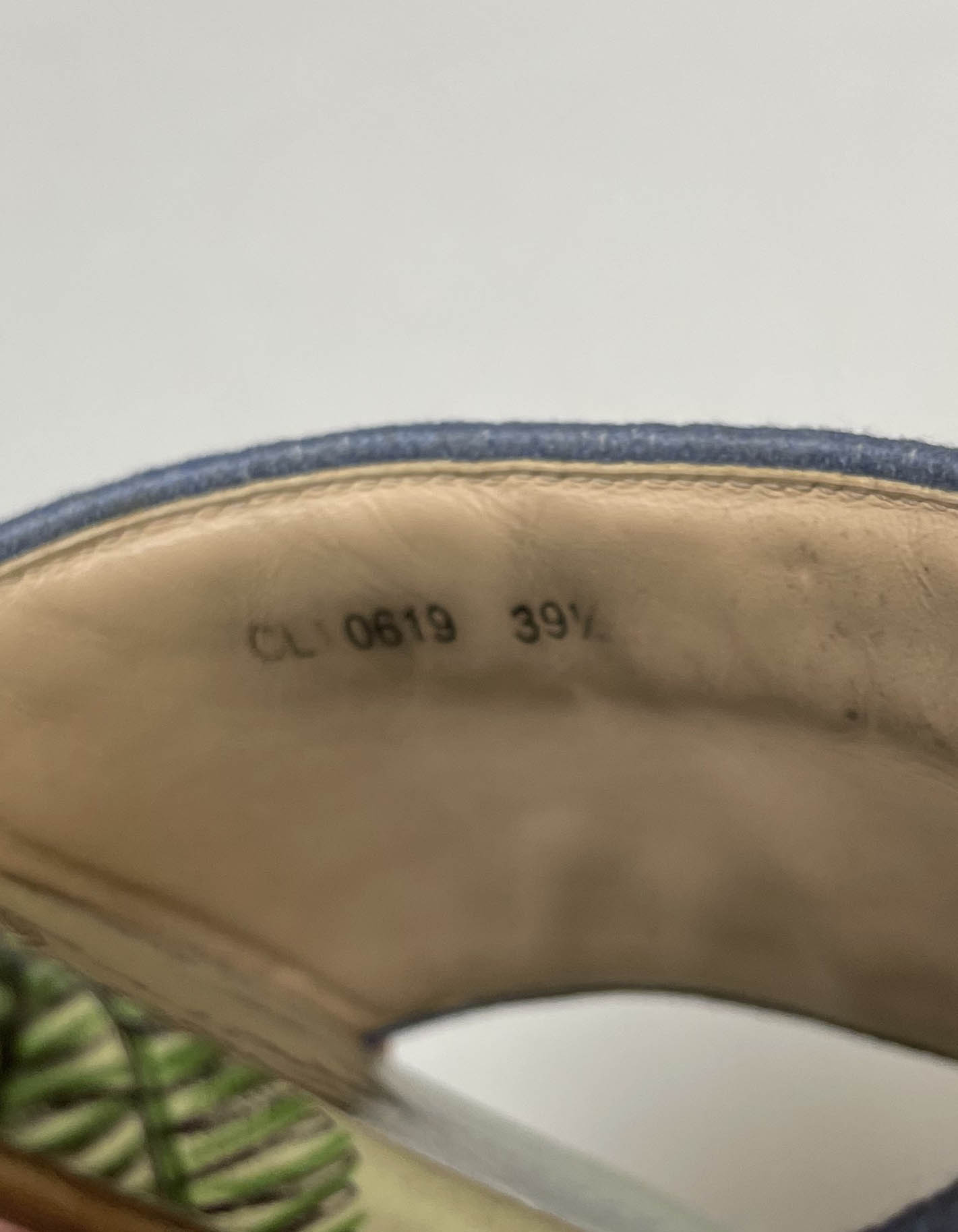 Christian Dior 2020 Canvas Embroidered Dway Slides sz39.5