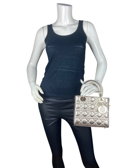 Christian Dior Gold My ABCDior Small Lady Dior