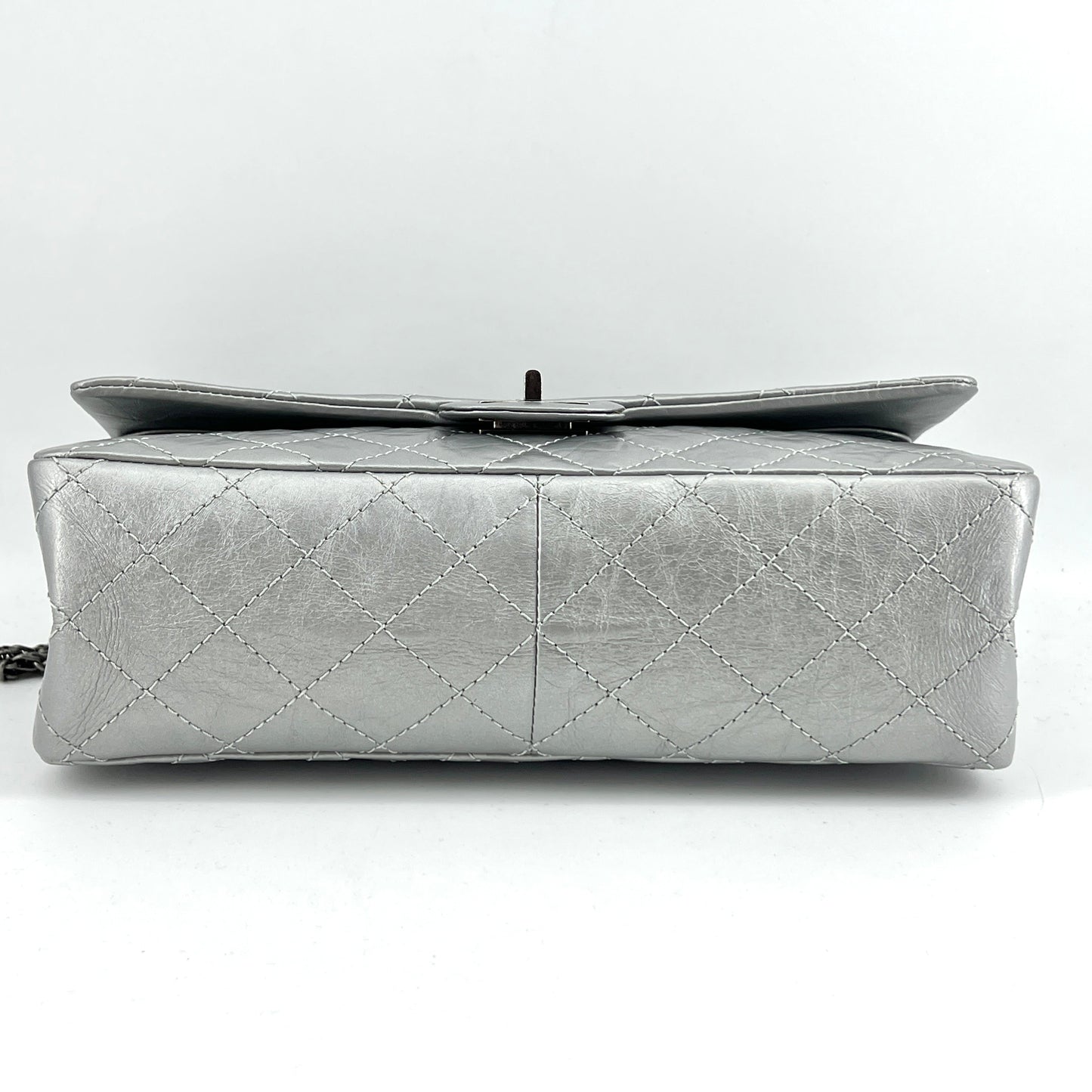 Chanel 2.55 Flap Bag Silver
