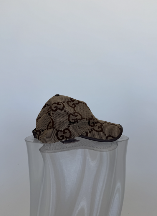 Jumbo GG Gucci canvas baseball hat