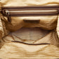 Brown Prada Canapa Logo Frame Tote Bag