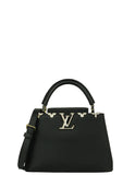 Louis Vuitton Black Mother-of-Pearl Capucines BB