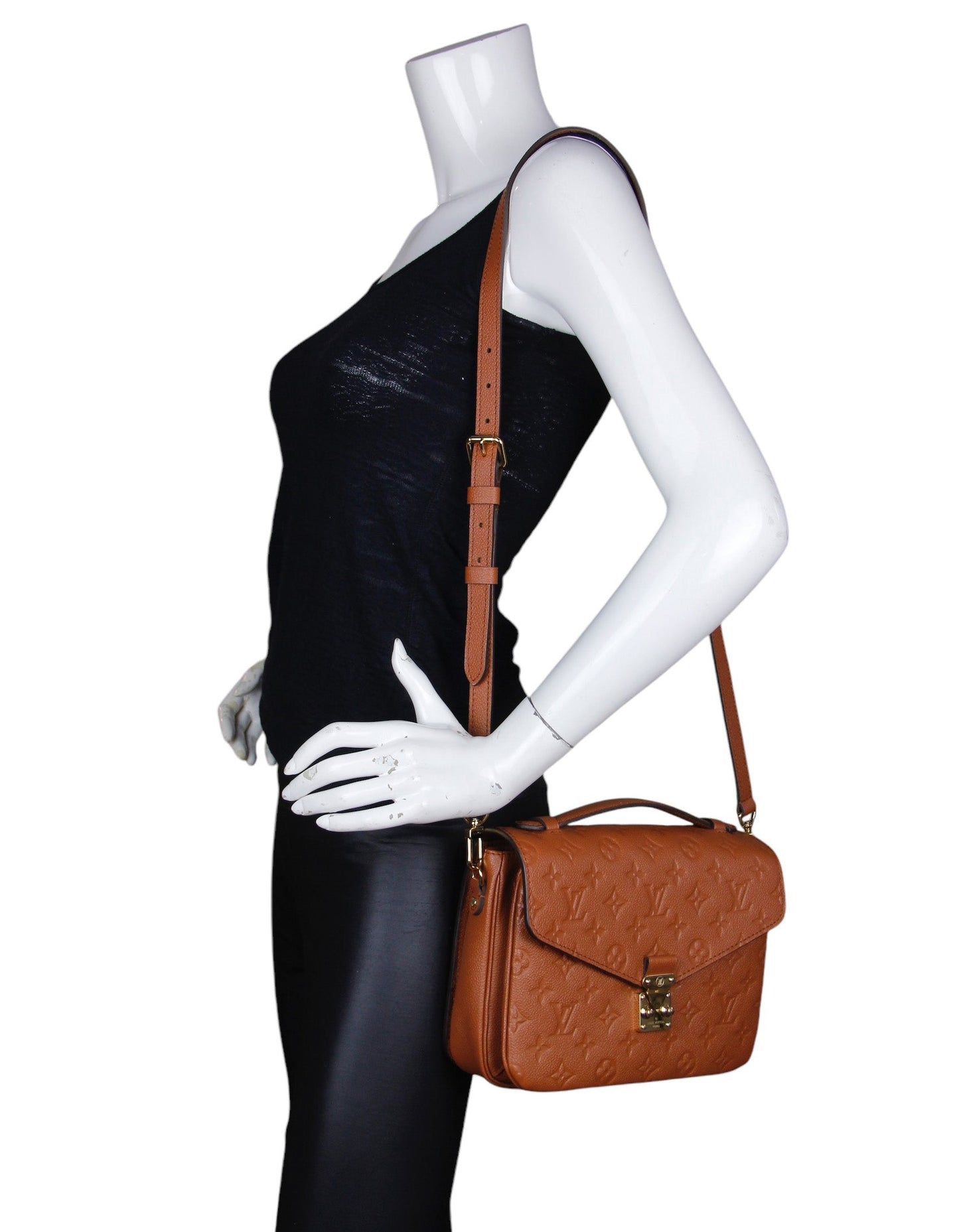 Louis Vuitton Cognac Empreinte Pochette Metis