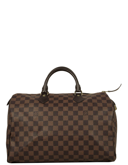 Louis Vuitton Damier Ebene Speedy 35 Bag