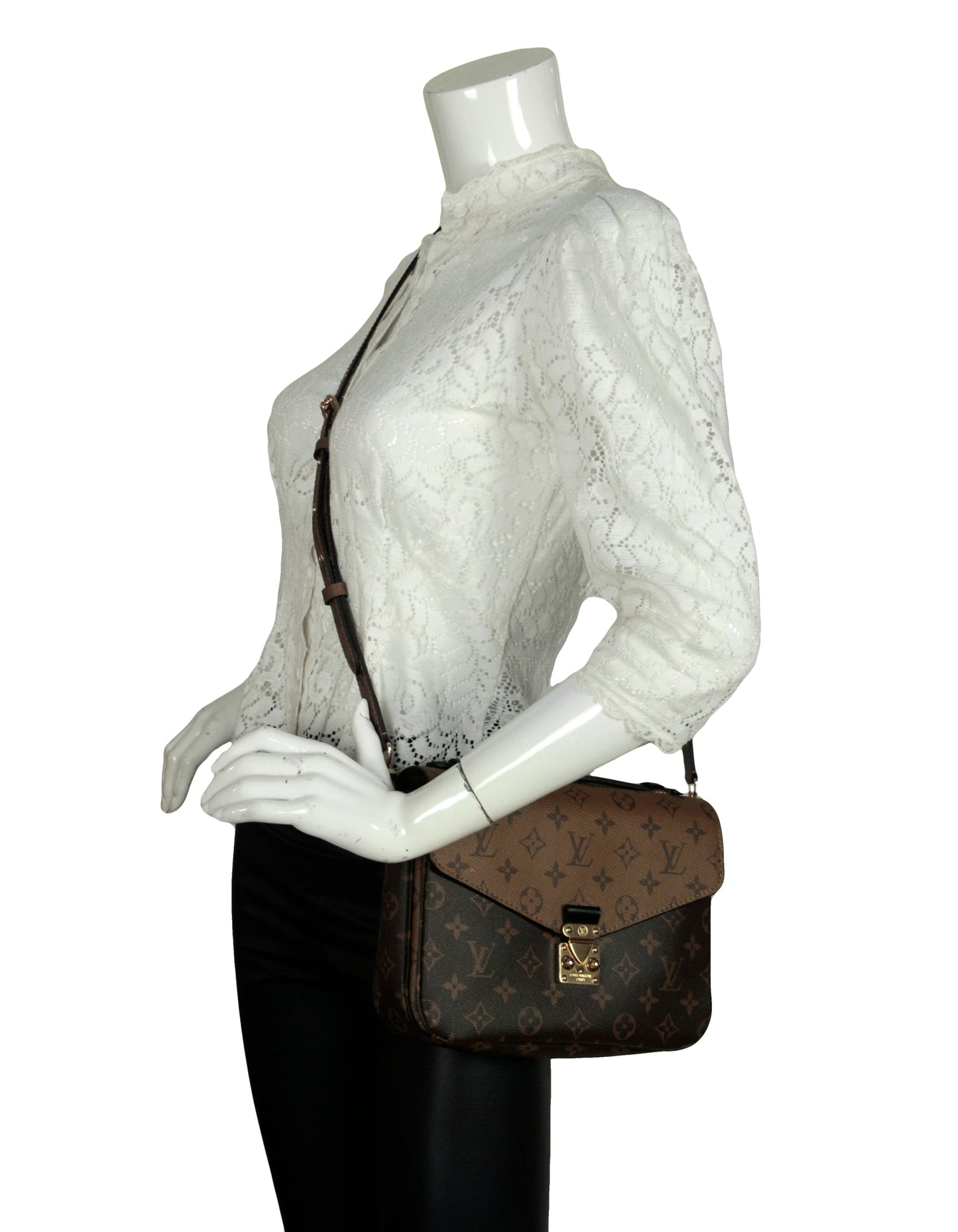 Louis Vuitton Reverse Monogram Pochette Metis Messenger