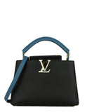 Louis Vuitton Black/ General Blue Capucines BB Crossbody Bag