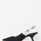 New Dior J'Adior Black Slingback Pumps