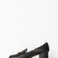 *New* Gucci In Black Smooth Leather & Front Golden Shoes