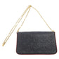 Louis Vuitton Monogram Pochette Felicie Marine Rouge Shoulder Bag