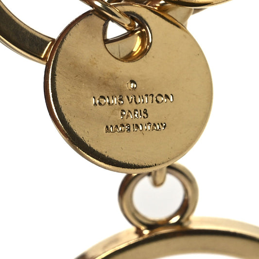 Louis Vuitton LV Circle Bag Charm Key Holder Gold