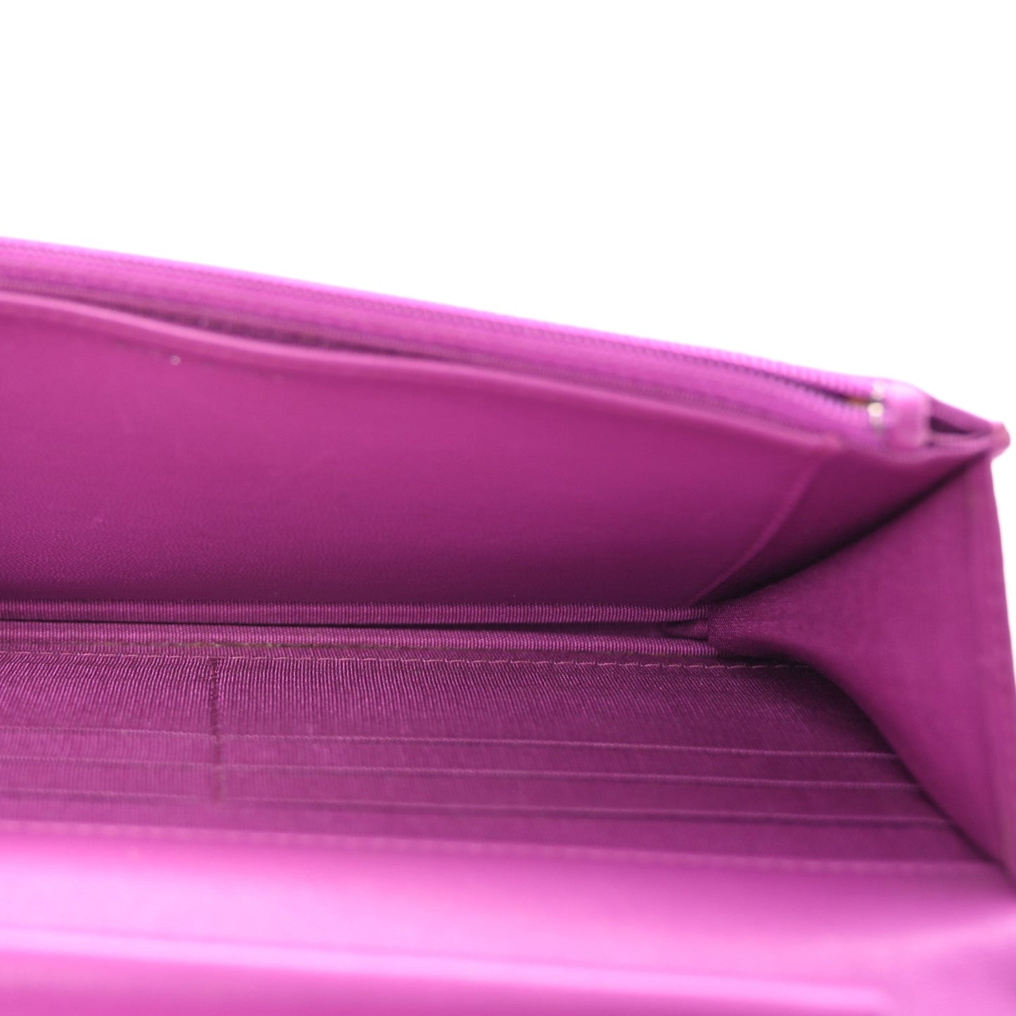 Amelia Lambskin Quilted Boy Wallet On Chain WOC Purple