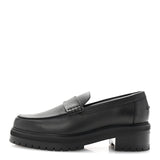 Amelia Calfskin Ivy Loafer 38 Black
