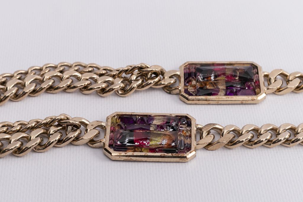 Collier gourmette Chanel Défilé