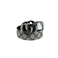 Gucci GG Marmont Navy Web Belt