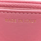Amelia Tweed Quilted Wallet On Chain WOC Pink