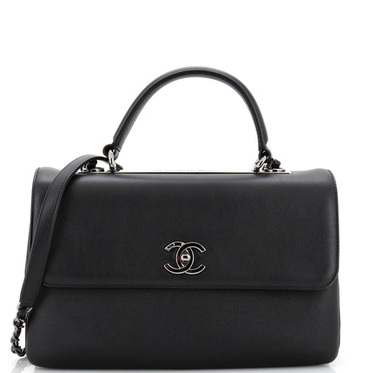 CHANEL Trendy CC Top Handle Bag Calfskin Medium