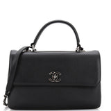 CHANEL Trendy CC Top Handle Bag Calfskin Medium