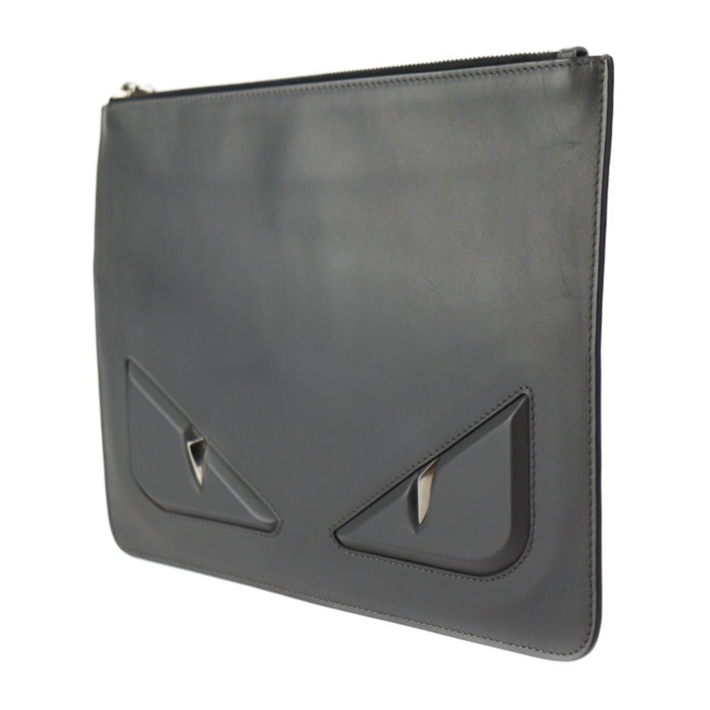 Fendi  Leather Clutch Bag Pouch (Pre-Owned)