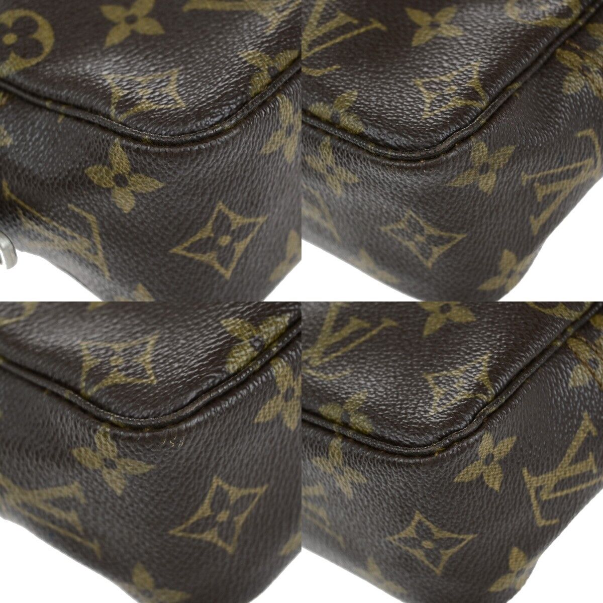 Louis Vuitton Trousse De Toilette 18  Canvas Clutch Bag