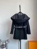 Luxury Louis Vuitton  Wrap Coat 041