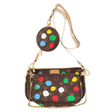 Louis Vuitton multi Pochette Accessoires  Canvas Clutch Bag