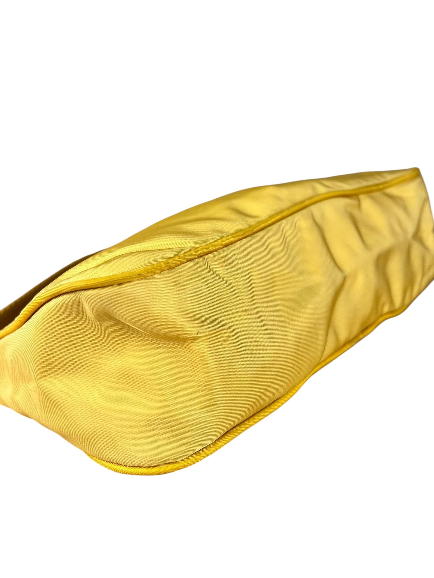 Prada   Nylon Yellow Pochette